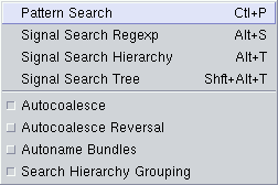 Search Menu